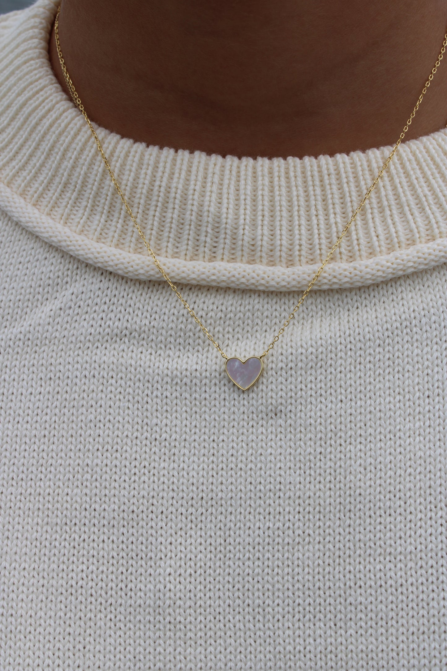 Heart of Pearl Necklace