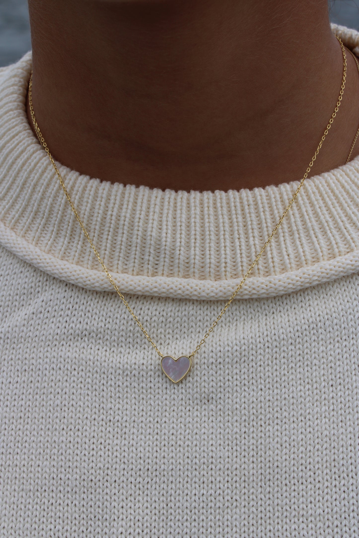 Heart of Pearl Necklace