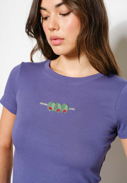 Martini Please Baby Tee
