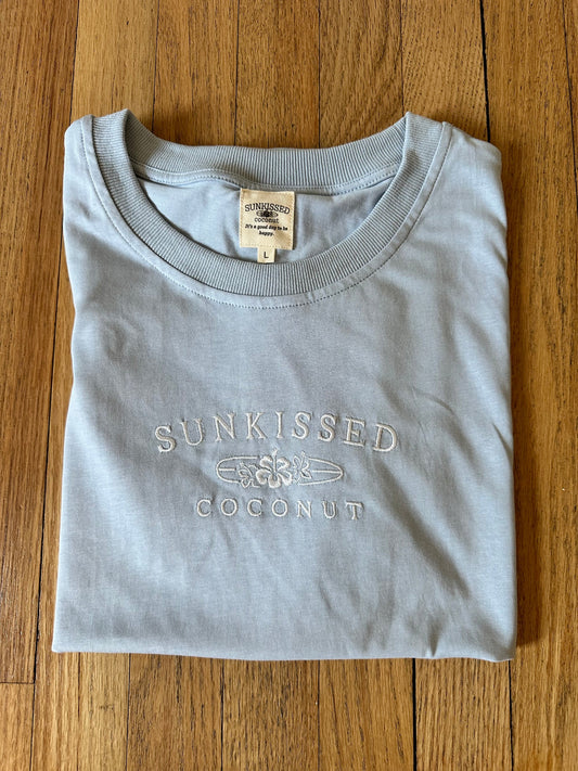 Basic Watercolor Top- Blue