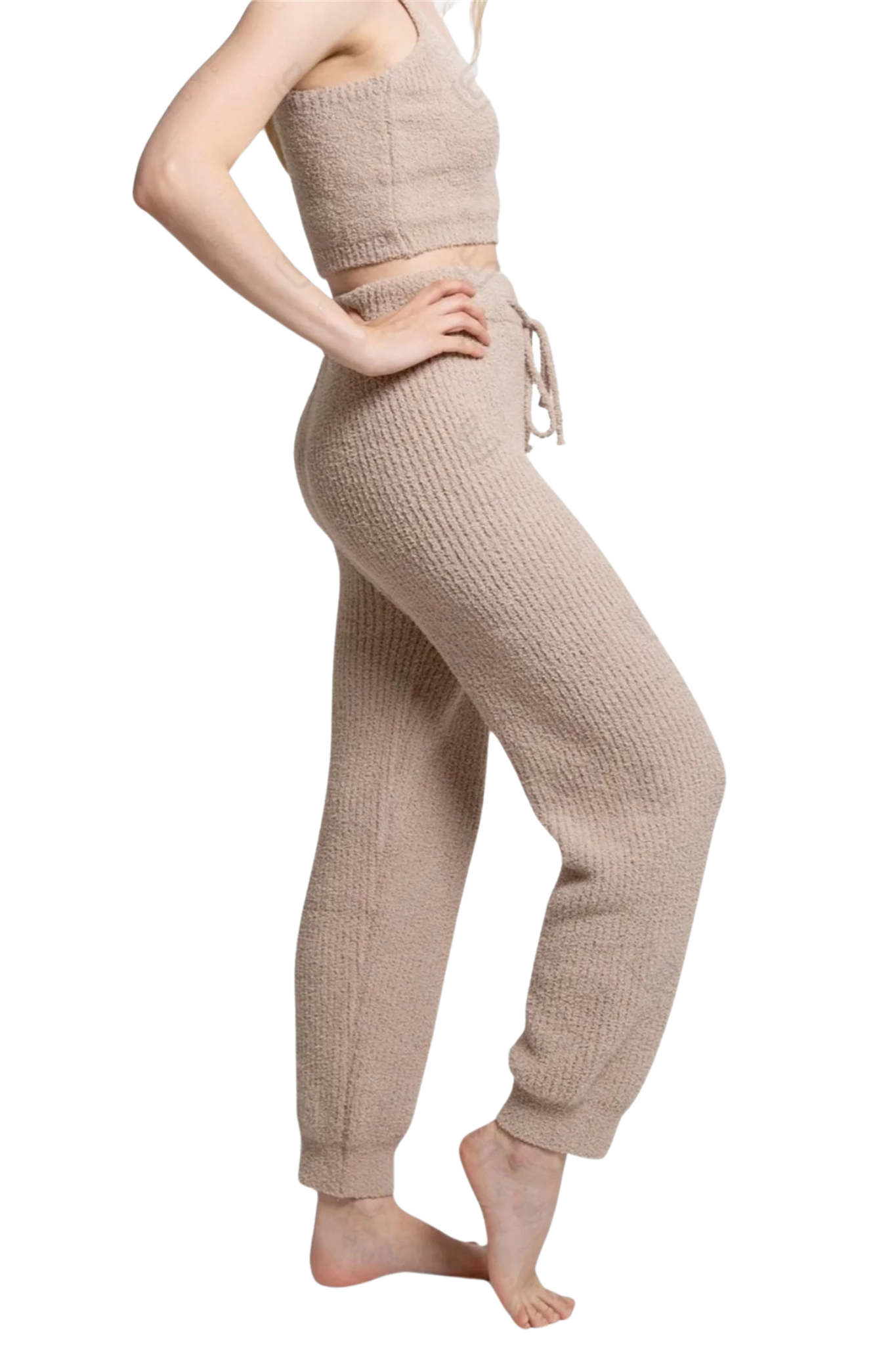 Bundle Up Joggers -Beige