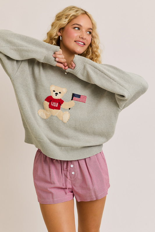 Bear Flag Sweater